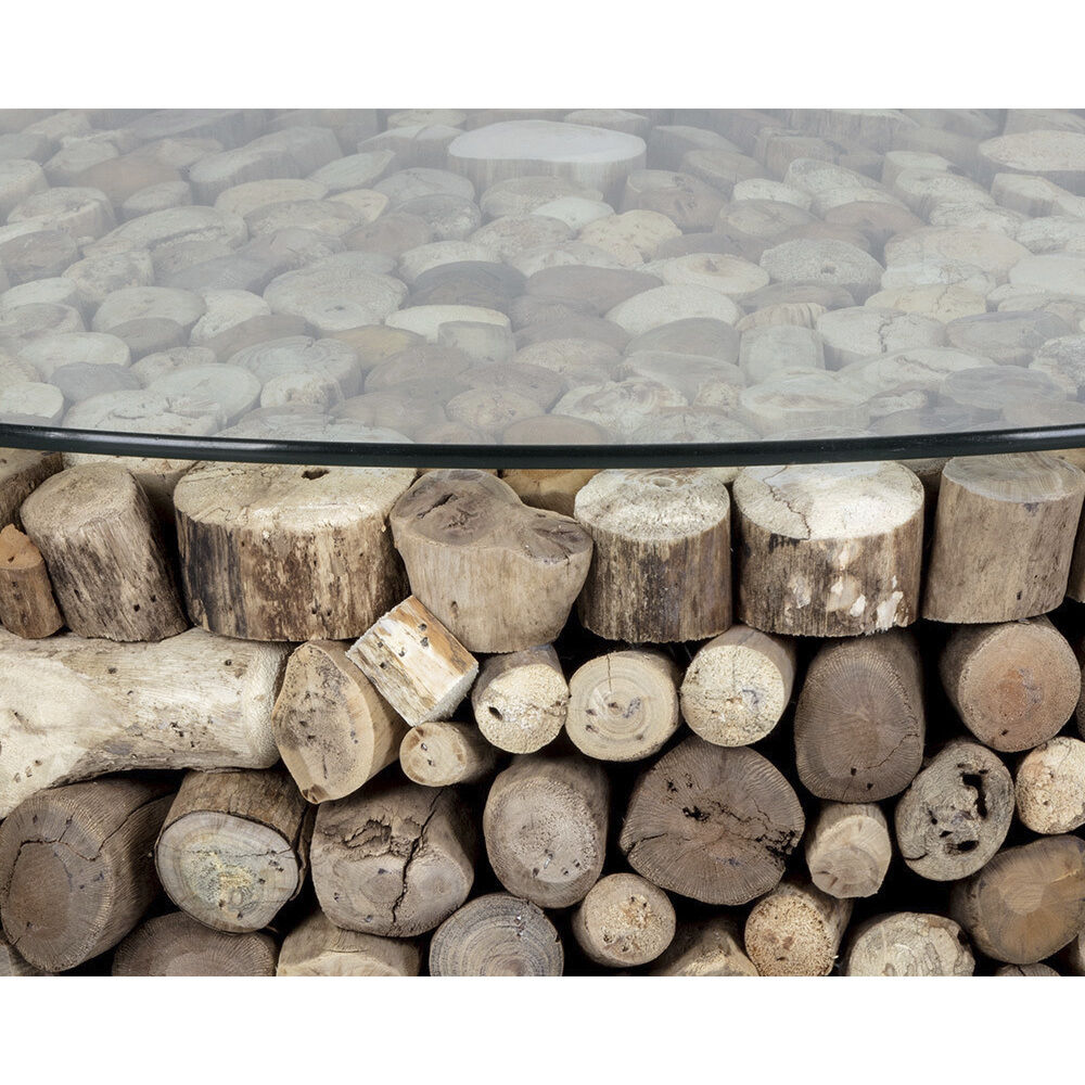 Bickford 39.5 X 12 inch Clear / Brown Coffee Table